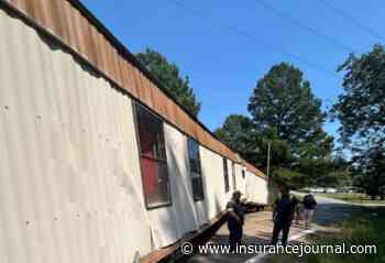 Not-So-Mobile Home Gets Stuck and Demolished on Mississippi Highway