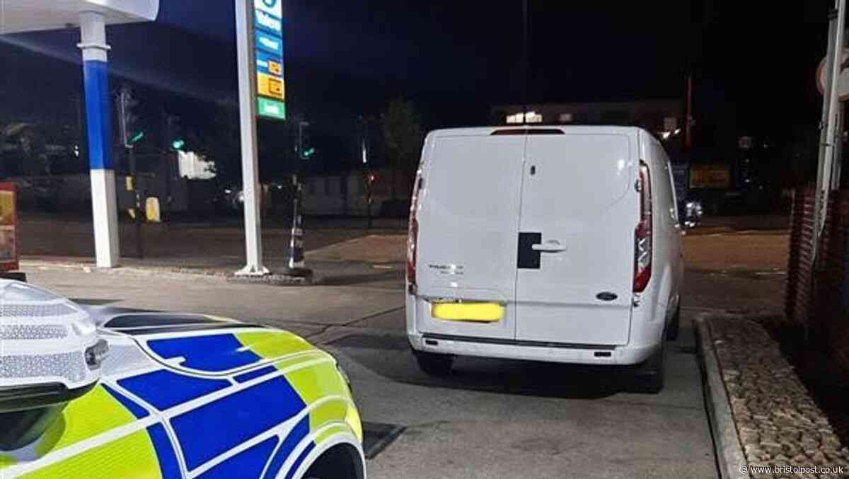 Drug driver had children inside van without seatbelts when pulled over at petrol station
