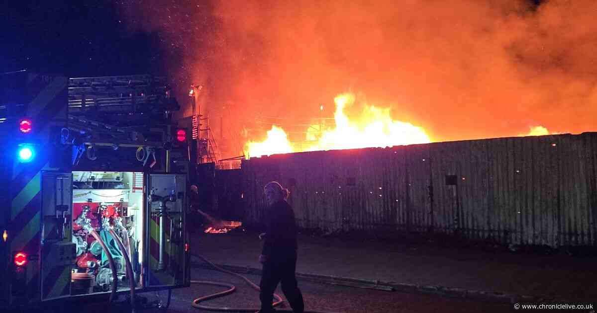 Photos show the devastation following fire at South Tyneside business