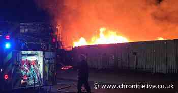 Photos show the devastation following fire at South Tyneside business