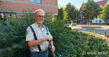 Oude gemeentehuis van Haaren verdwijnt, maar dankzij Jan Mathijssen krijgt de plantenborder een tweede leven