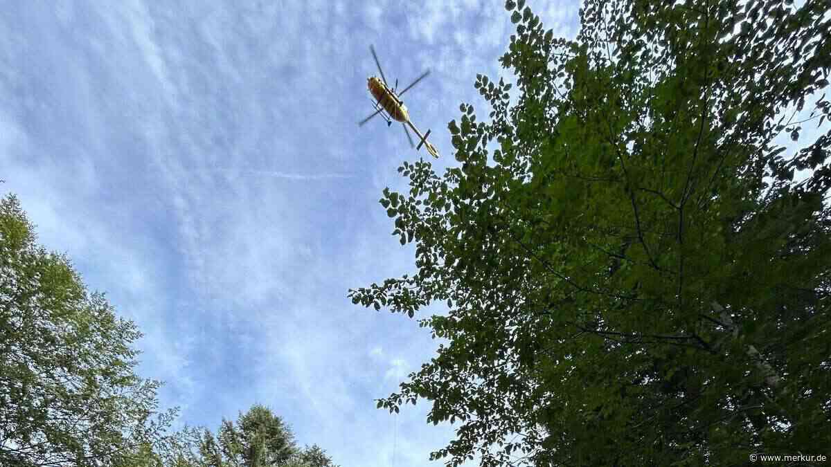 Mountainbiker stürzt in Bachbett: Ortungs-App führt Retter zum Einsatzort