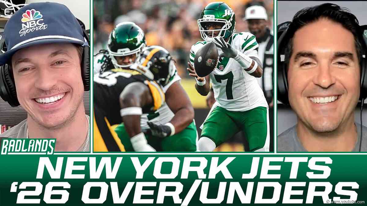New York #Jets 2026 Over Unders (BADLANDS)