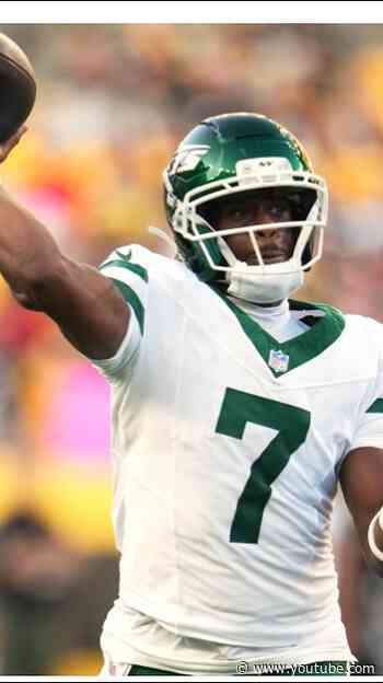 How Many Yards Will Geno Smith Throw For? #Jets #NFL (BADLANDS) #shorts