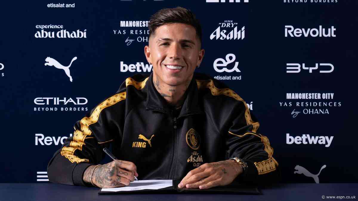 City excited by 'winner' Enzo, Chelsea moving on