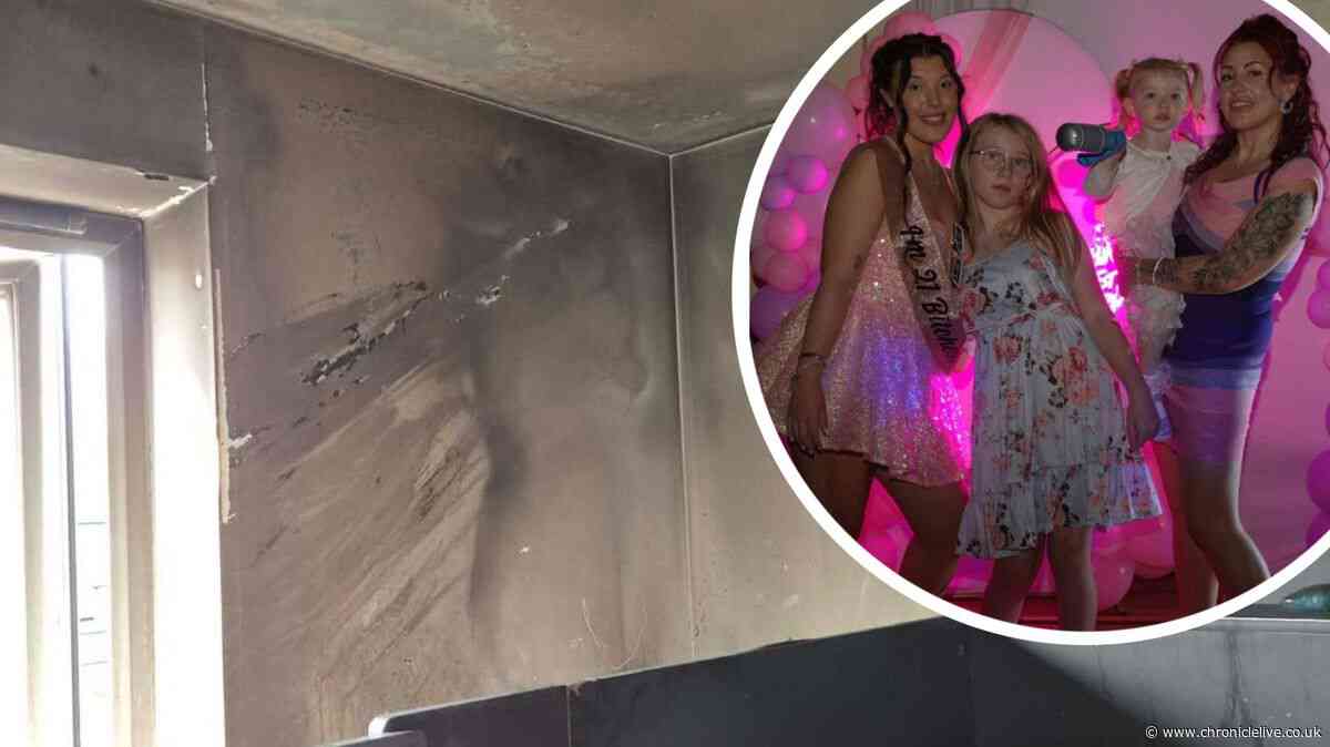 Tyneside family heartbreak as house fire destroys children's bedroom weeks after four-year-old's birthday