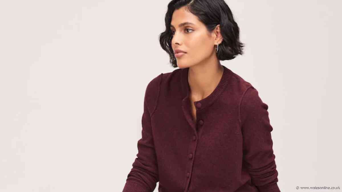 Next's cardigan is an 'excellent autumn buy' and comes in seven colours
