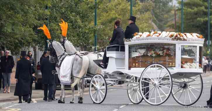 Procession led by horses and Lamborghini for first A66 crash funeral