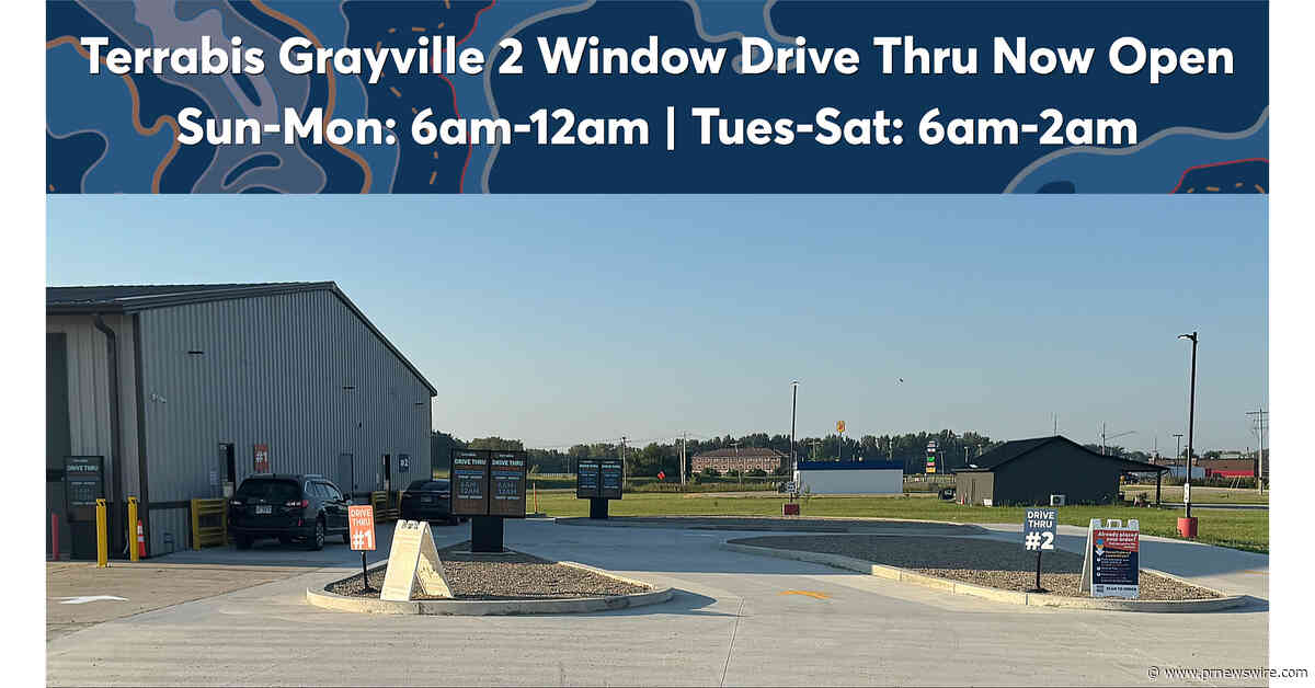 Terrabis Opens Illinois' First Dual-Window Drive-Thru Dispensary in Grayville