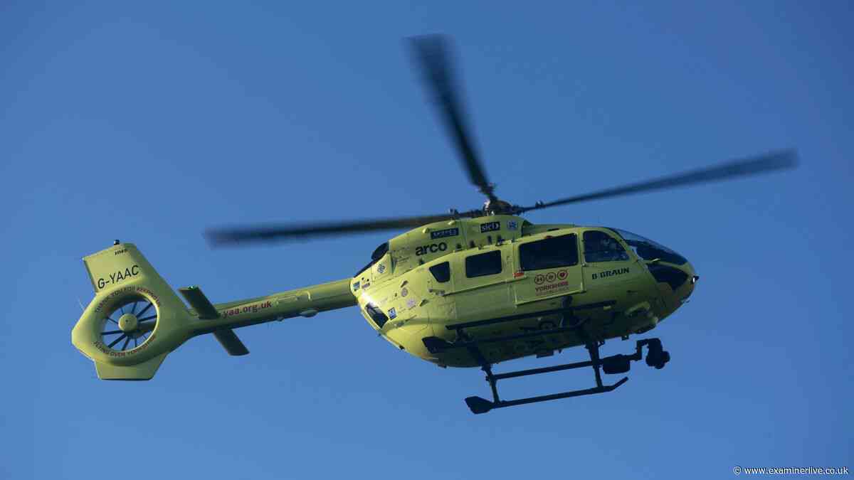 Four injured in Great North Road crash as Air Ambulance called