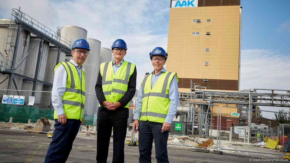 Major Hull employer's substantial investment into port refinery