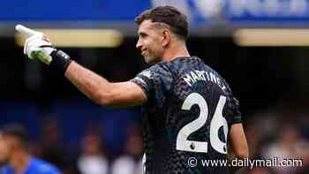 Emiliano Martinez ditches Chelsea's No 26 shirt after just one game - despite seeking John Terry's blessing to wear his iconic number
