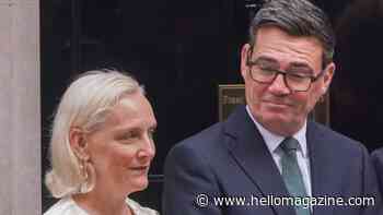 Andy Burnham's glam wife Marie-France steals the show at No. 10 in high-fashion flares