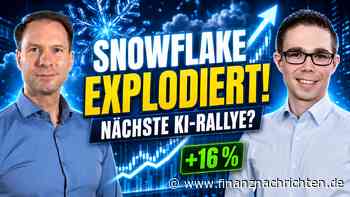 Snowflake explodiert nach KI-Zahlen: Beginnt jetzt die nächste große Rallye?