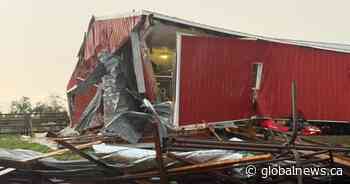 4 tornadoes landed in the Prairies during Sunday’s storm, researchers confirm