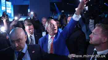 Reform UK conference LIVE: Nigel Farage speech interrupted THREE TIMES after mystery police delay behind stage