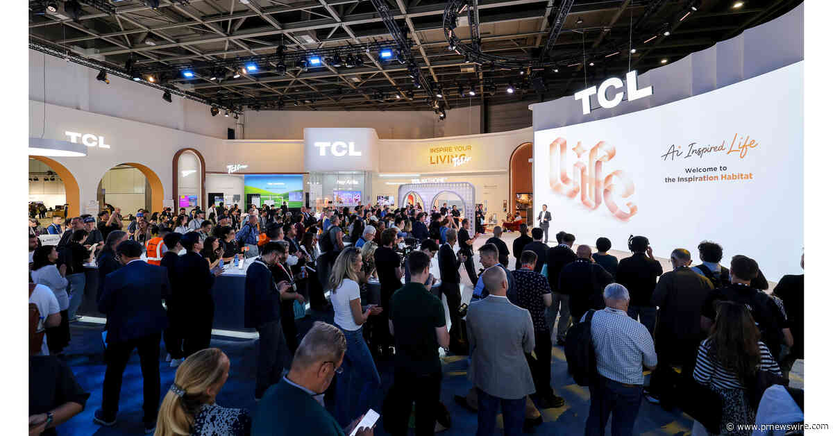 Zainspirowane życiem, napędzane przez AI: TCL na nowo definiuje codzienne doświadczenia podczas IFA 2026