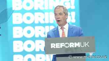 Reform UK conference LIVE: Nigel Farage speech descends into chaos with heckler interruptions and security delay