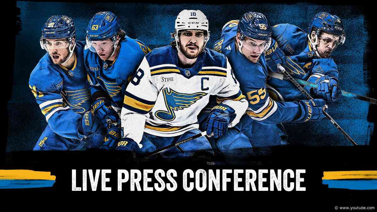 St. Louis Blues Leadership Press Conference