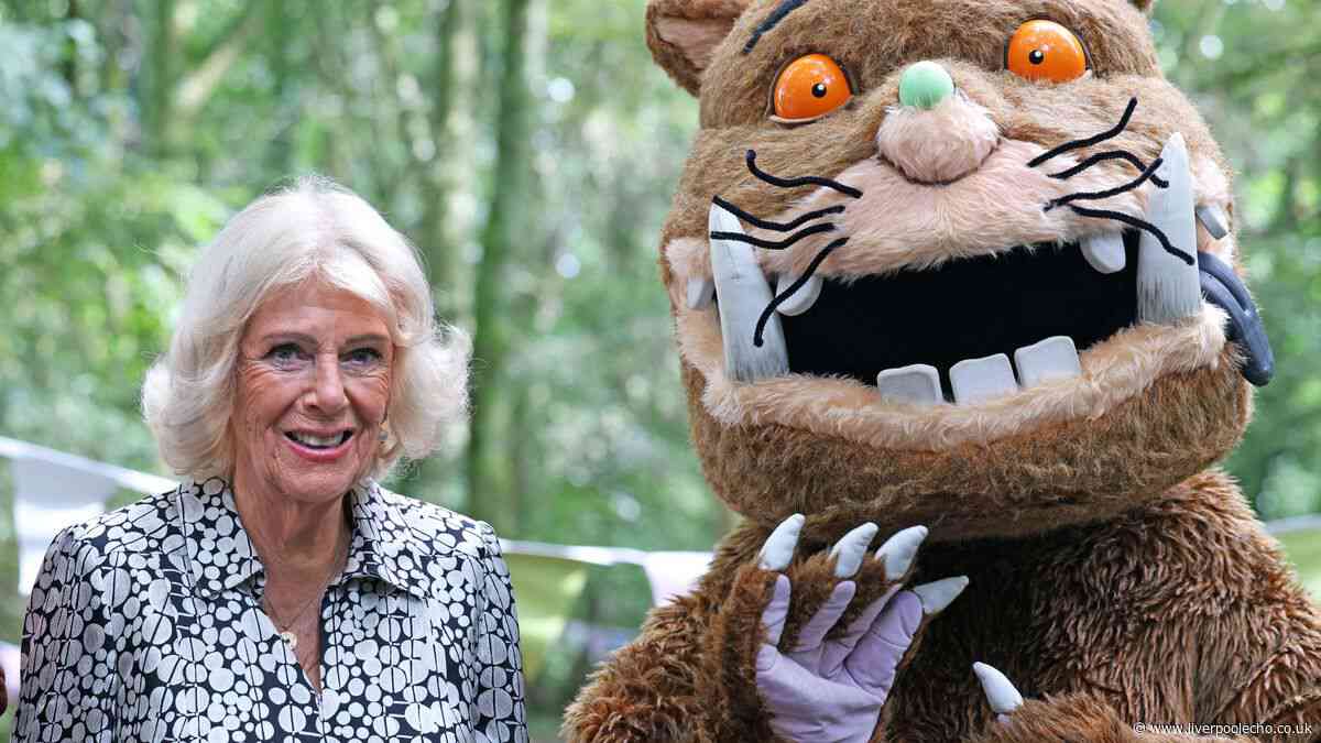 Queen Camilla's Liverpool visit left her 'laughing and giggling' with The Gruffalo at Speke Hall