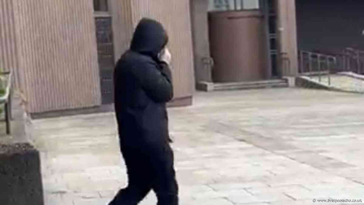 Teaching assistant hides face after being caught with hundreds of extreme images
