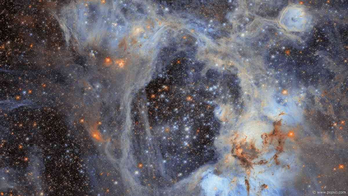 NASA’s Hubble pops in on a ‘superbubble’