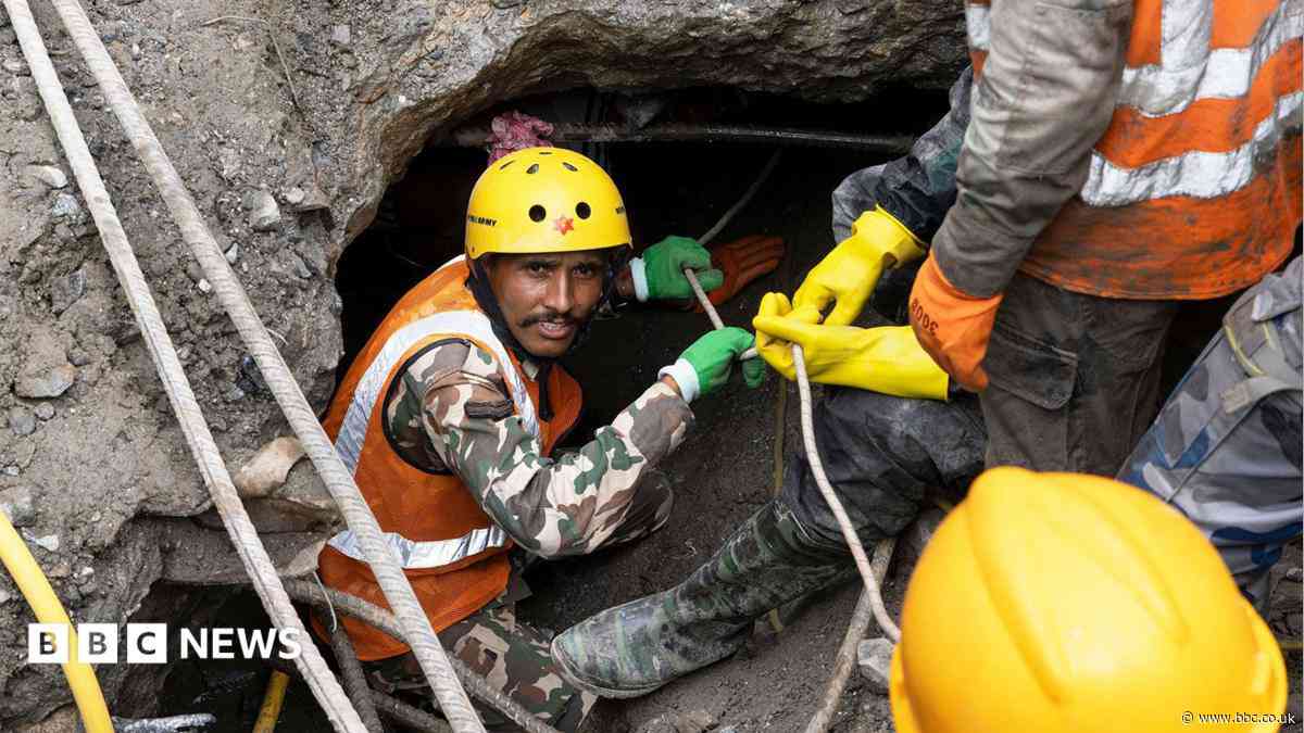 'Layer upon layer of miracles' to find tunnel survivors, Nepal rescue adviser tells BBC