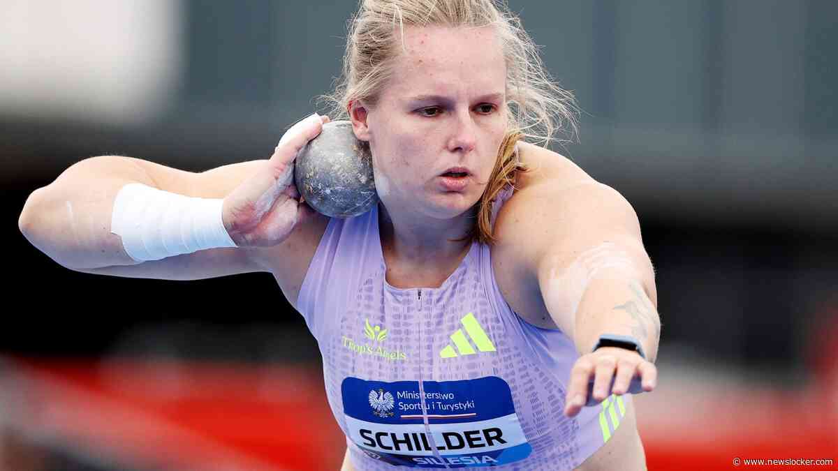 Kogelstootster Jessica Schilder derde bij finale Diamond League