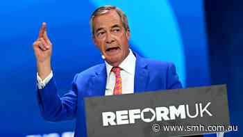 Undercover sting targets Farage as protests disrupt his major address