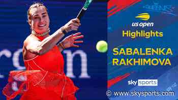 Sabalenka defeats Rakhimova in testing straight-sets victory