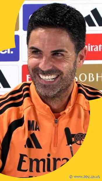 Arteta laughs at nickname for Arsenal's front three