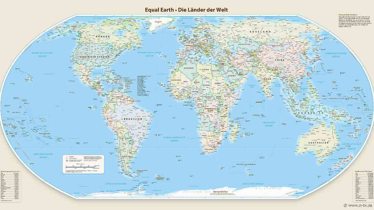 USA werden verkleinert: UN reformieren Weltkarte - im Sinne Afrikas