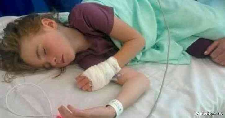 Girl, 8, hospitalised with infection after swallowing sea water on family trip