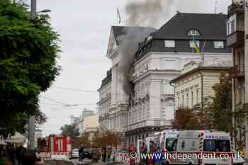 Russian drone strikes Ukraine ‘MI5’ headquarters ahead of US peace talks