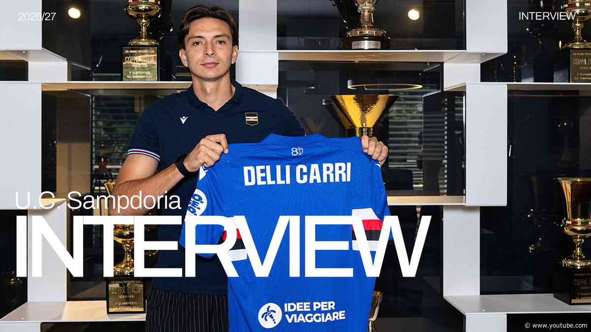 Delli Carri: «Samp, piazza che vive di calcio: questa sfida mi stimola»
