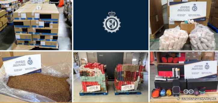 Over $13.8M in tobacco, nicotine products seized at southern Ontario border crossings