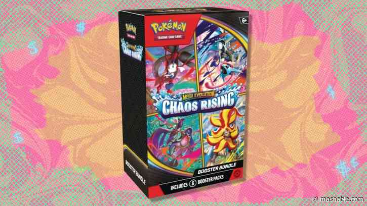 The Pokémon TCG Chaos Rising Booster Bundle has dropped to $40 on Amazon — save nearly $20
