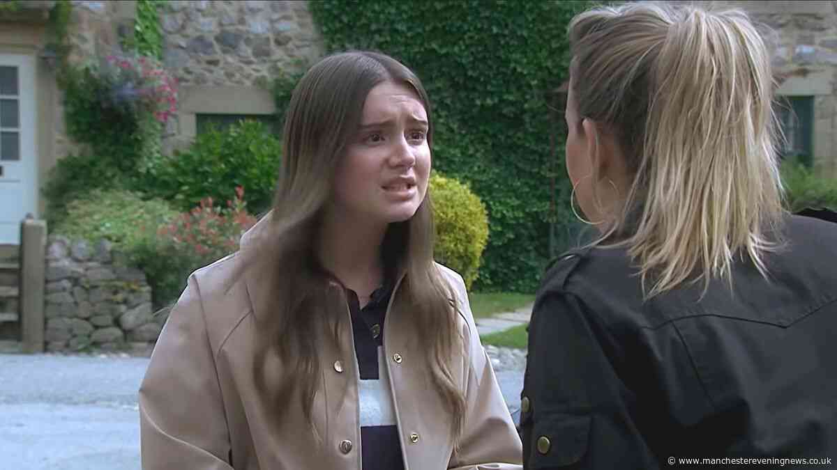 Emmerdale star's nerves as she confirms what's next for Sarah and Charity after baby bombshell