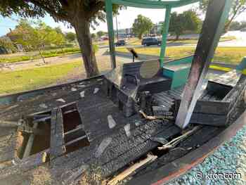 'We Have Arrived': Refugee memorial boat in Oklahoma City's Asian District burned