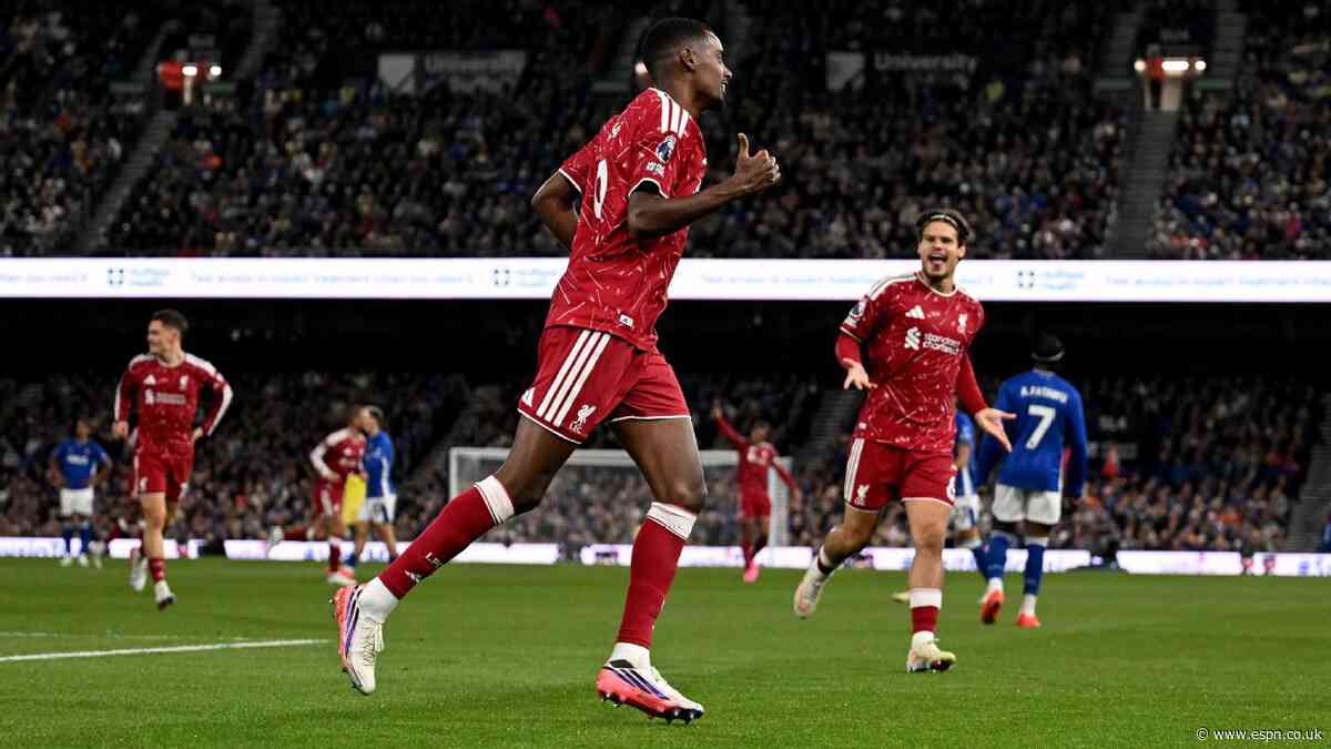 Ipswich vs. Liverpool LIVE: Premier League updates as Reds lead courtesy of Isak quick-fire double
