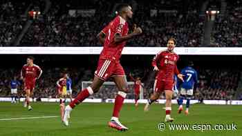 Ipswich vs. Liverpool LIVE: Premier League updates as Reds lead courtesy of Isak quick-fire double
