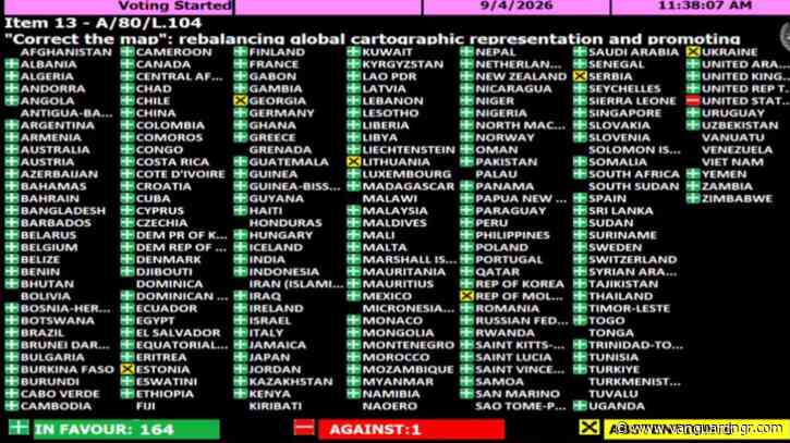UN adopts African-backed proposal for new world map