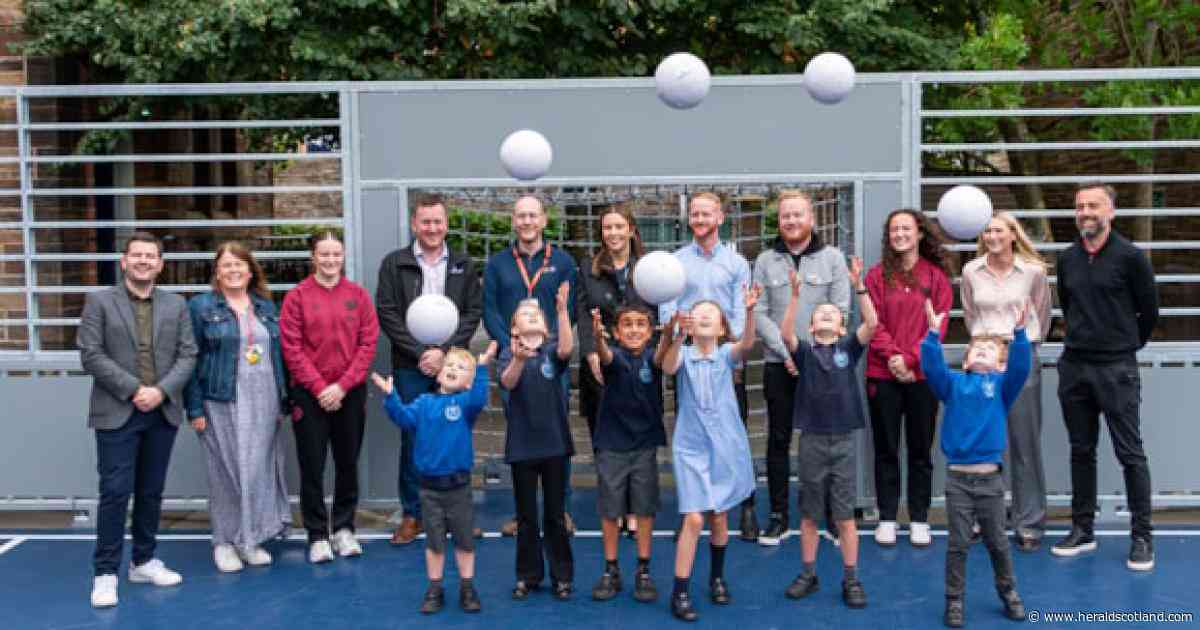 State-of-the-art floodlit sports pitch gifted to Edinburgh primary school