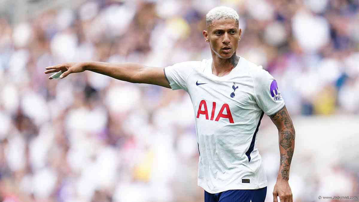 Roberto De Zerbi blames Richarlison for his Tottenham exile and tells the Brazilian it's time to turn 'to another page' as wantaway star pushes for a move to Turkey