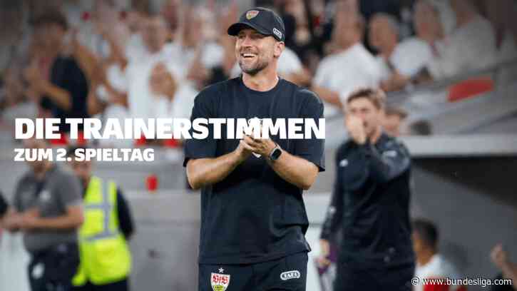Die Trainerstimmen zum 2. Spieltag