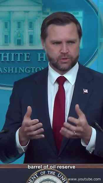 VP highlights how the Trump Administration's massive oil deal with Venezuela. 🇺🇸