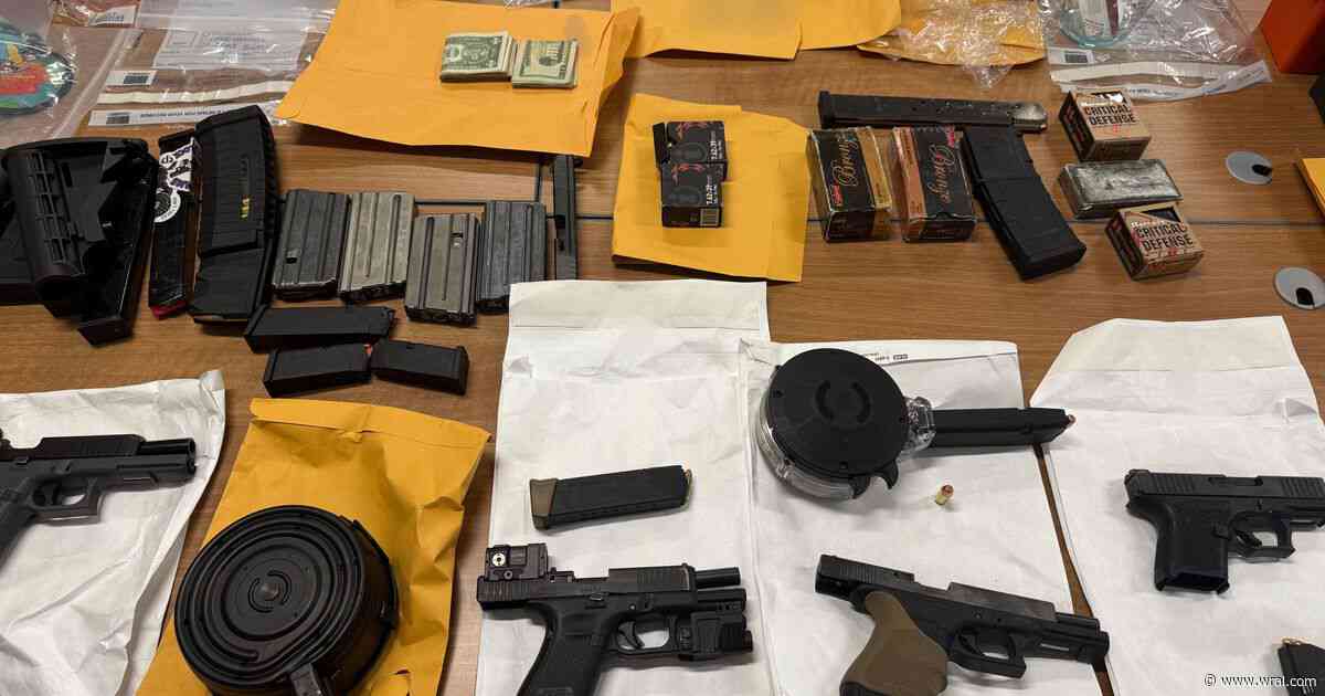 Durham police arrest 8, seize guns and drugs tied to recent violent crimes