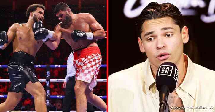Ryan Garcia sums up Moses Itauma’s performance in knockout defeat to Filip Hrgovic