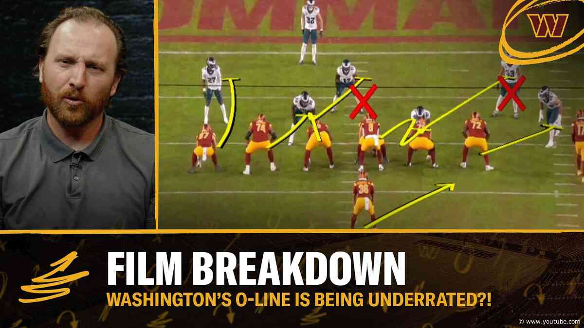 THE TRUTH about the Commanders O-Line…WATCH THE FILM 👀 | Washington Commanders | NFL