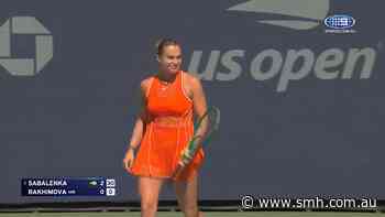 Sabalenka smells weed